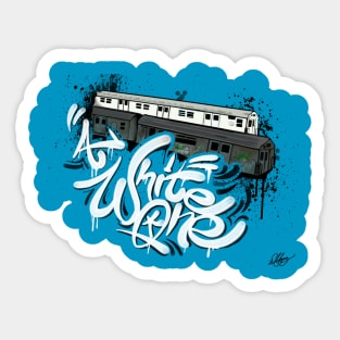 Beat Street. A White One Sticker